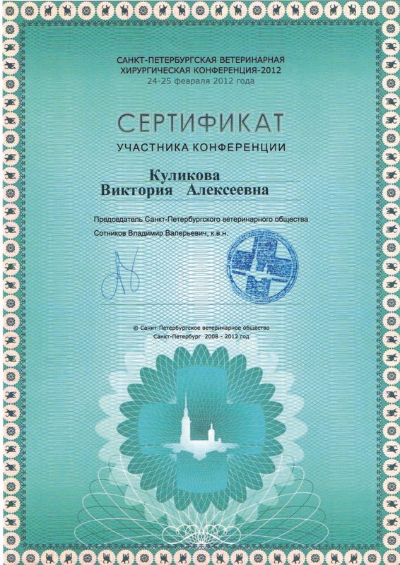Документ или сертификат