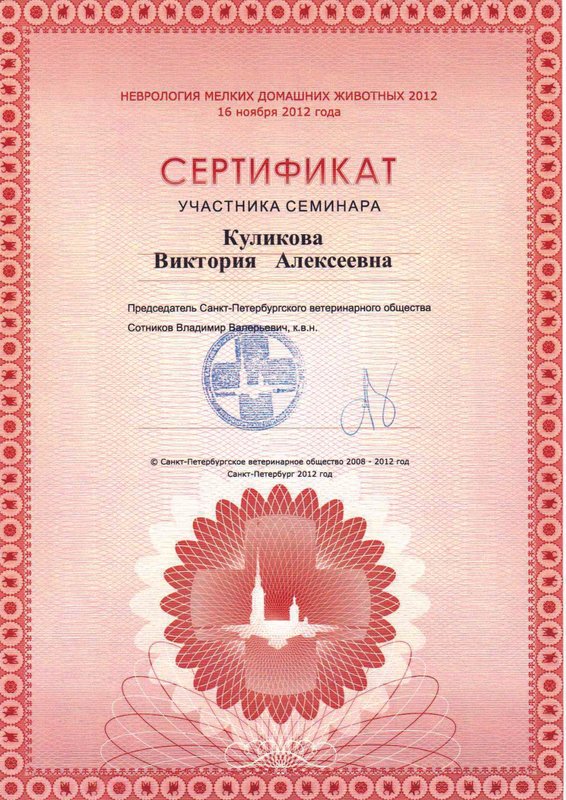 Документ или сертификат
