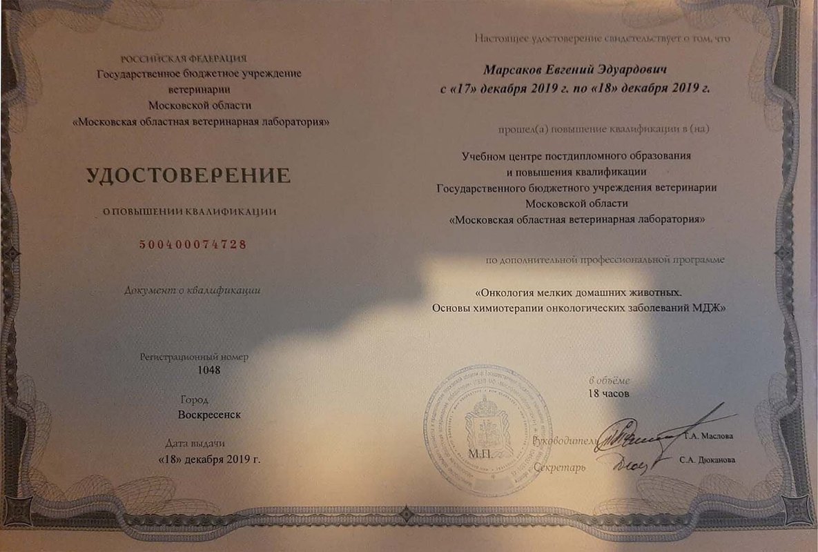Документ или сертификат