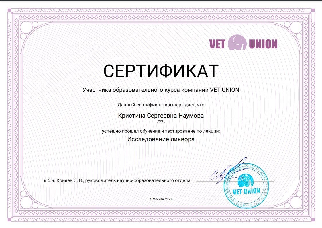 Документ или сертификат