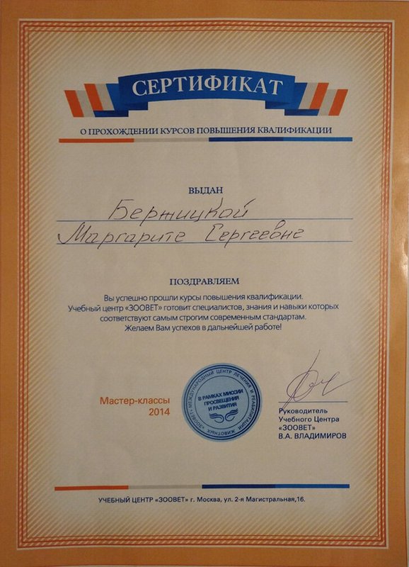 Документ или сертификат