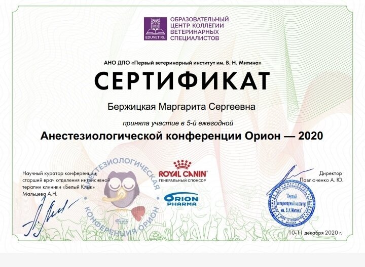 Документ или сертификат