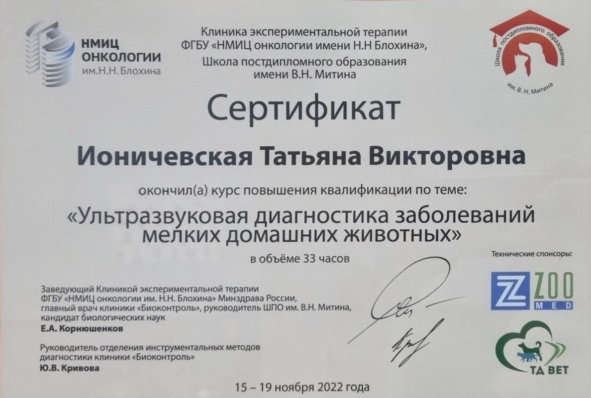 Документ или сертификат