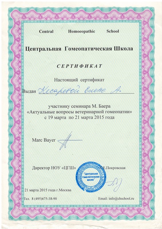 Документ или сертификат