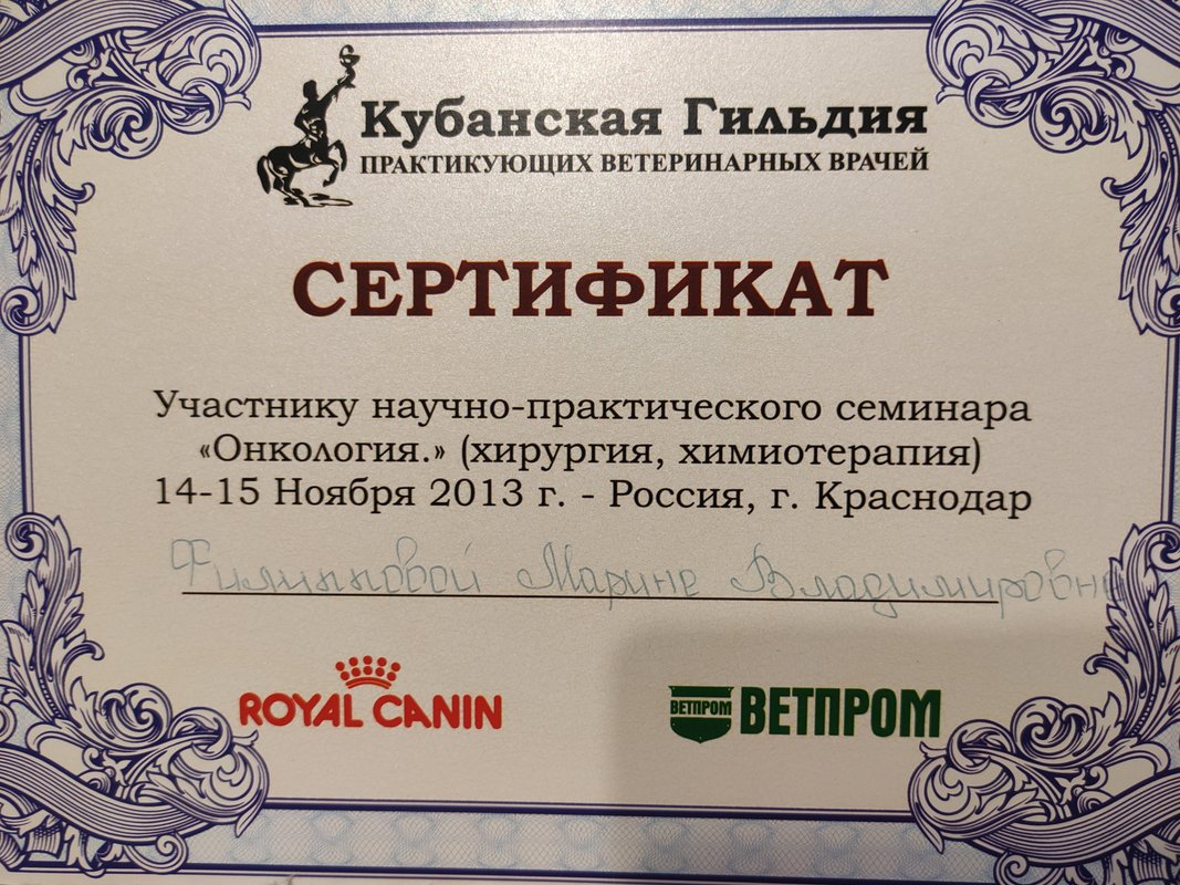 Документ или сертификат