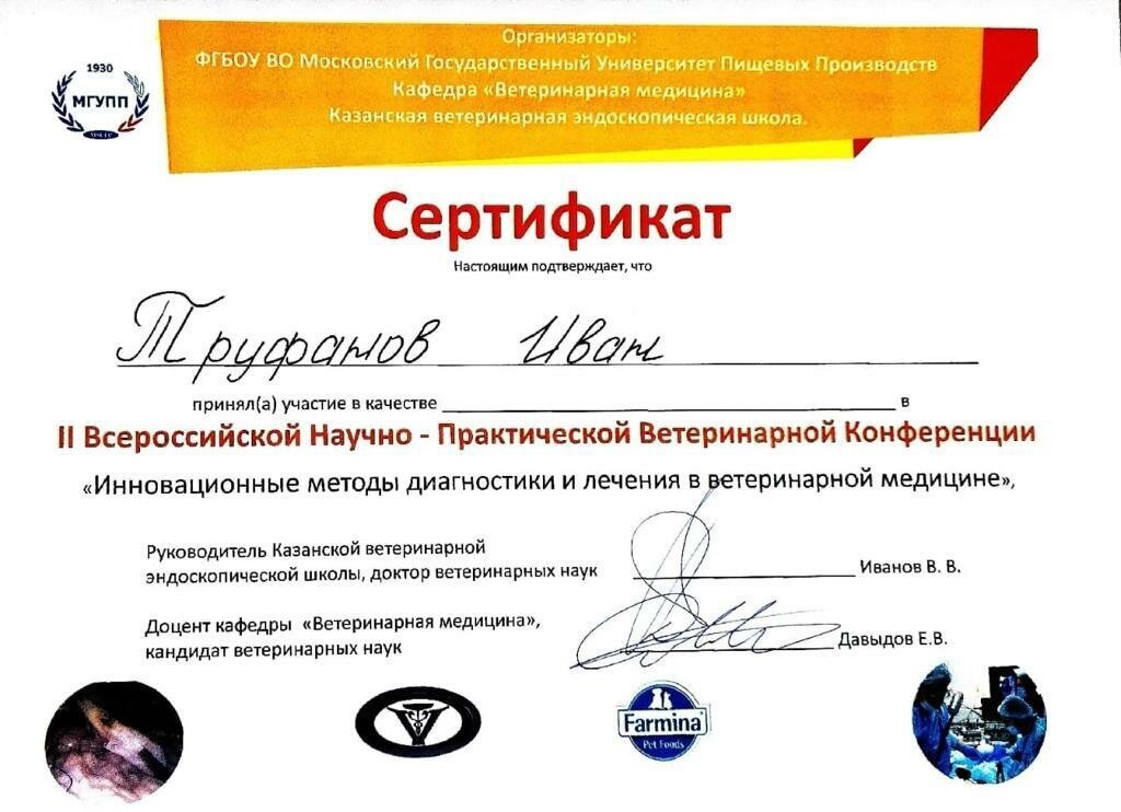 Документ или сертификат