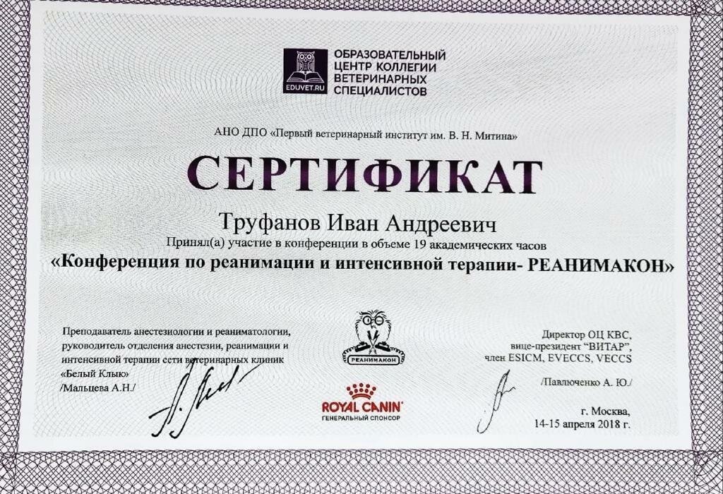 Документ или сертификат