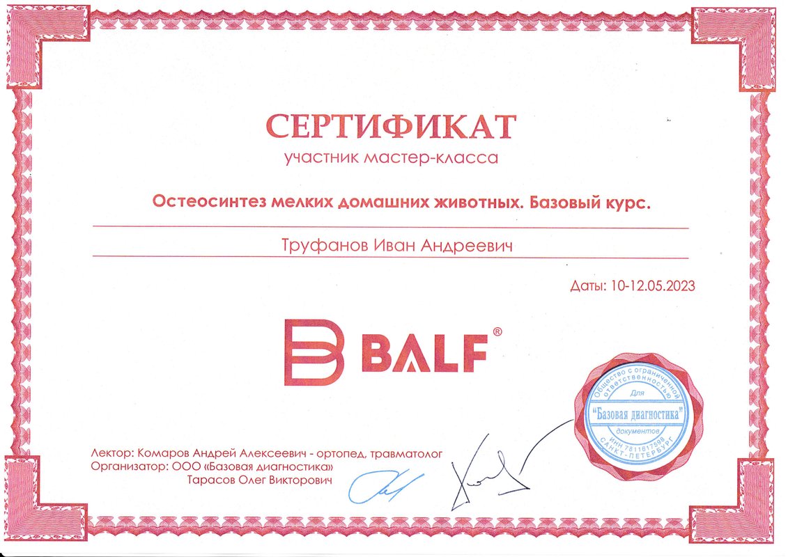Документ или сертификат