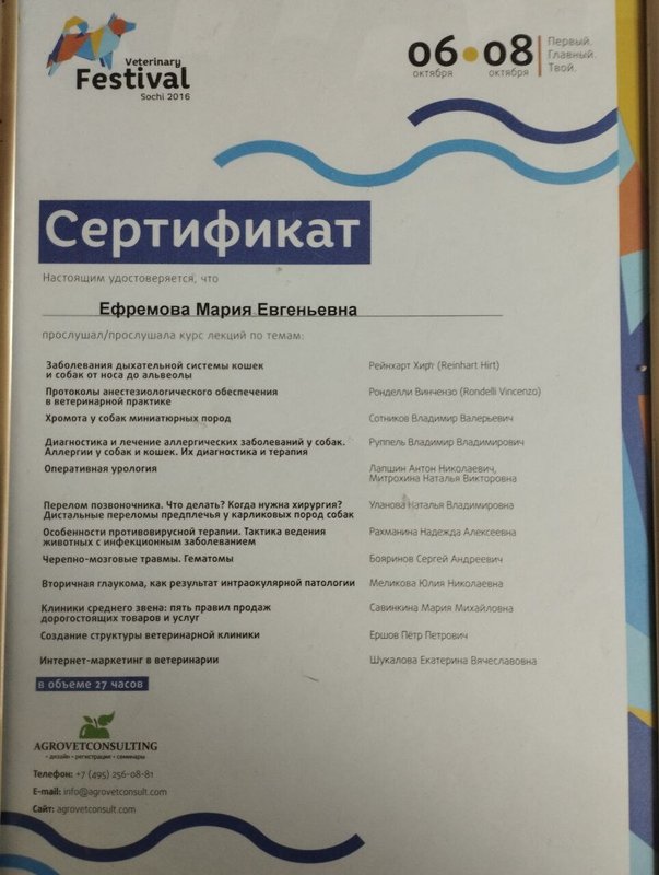 Документ или сертификат