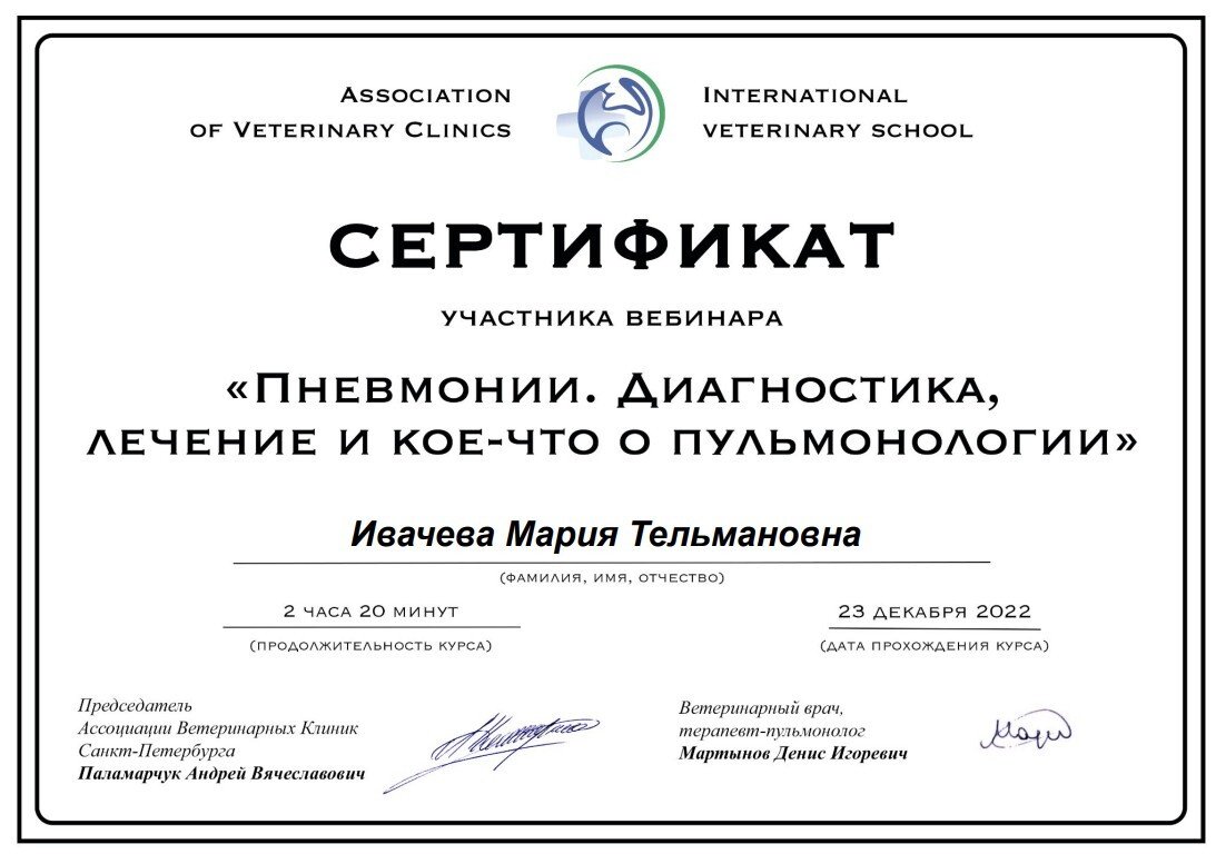 Документ или сертификат