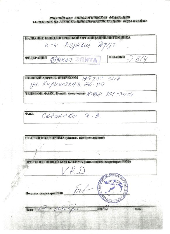 Документ или сертификат