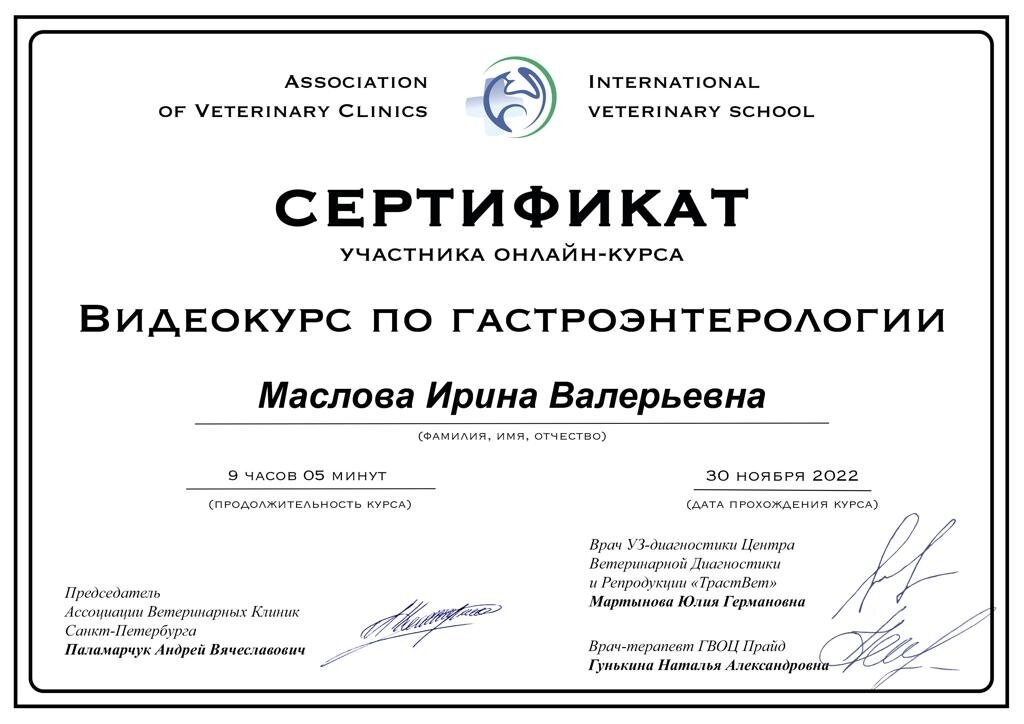 Документ или сертификат