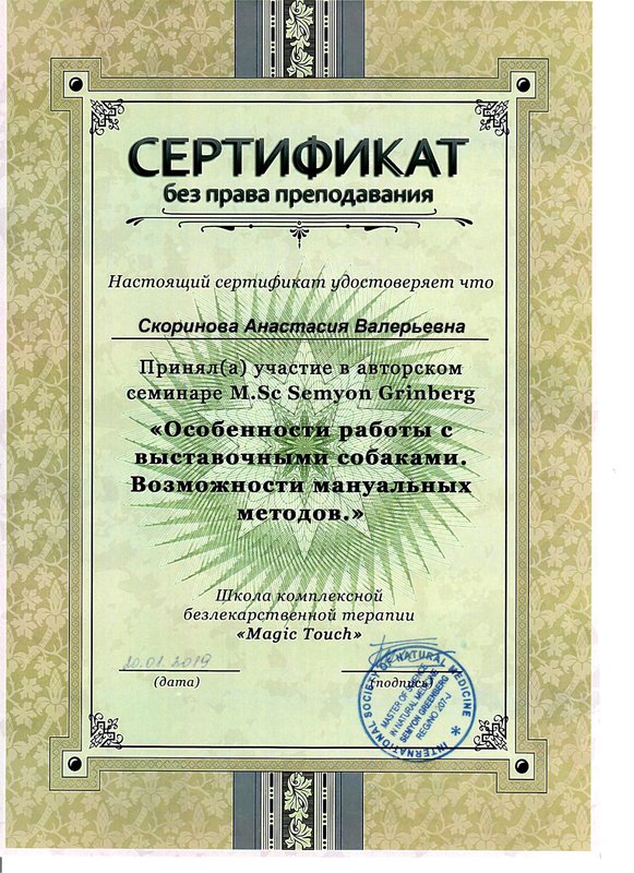 Документ или сертификат