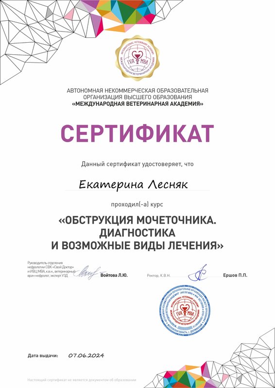 Документ или сертификат