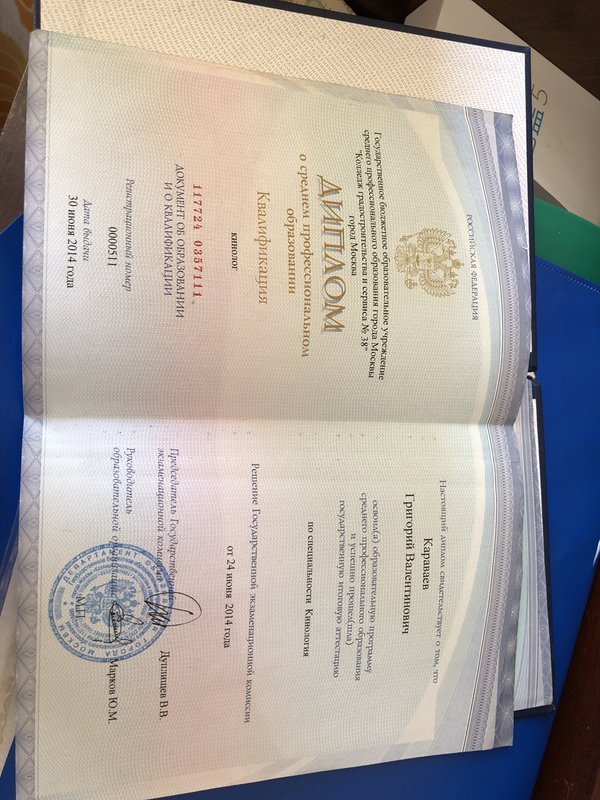 Документ или сертификат