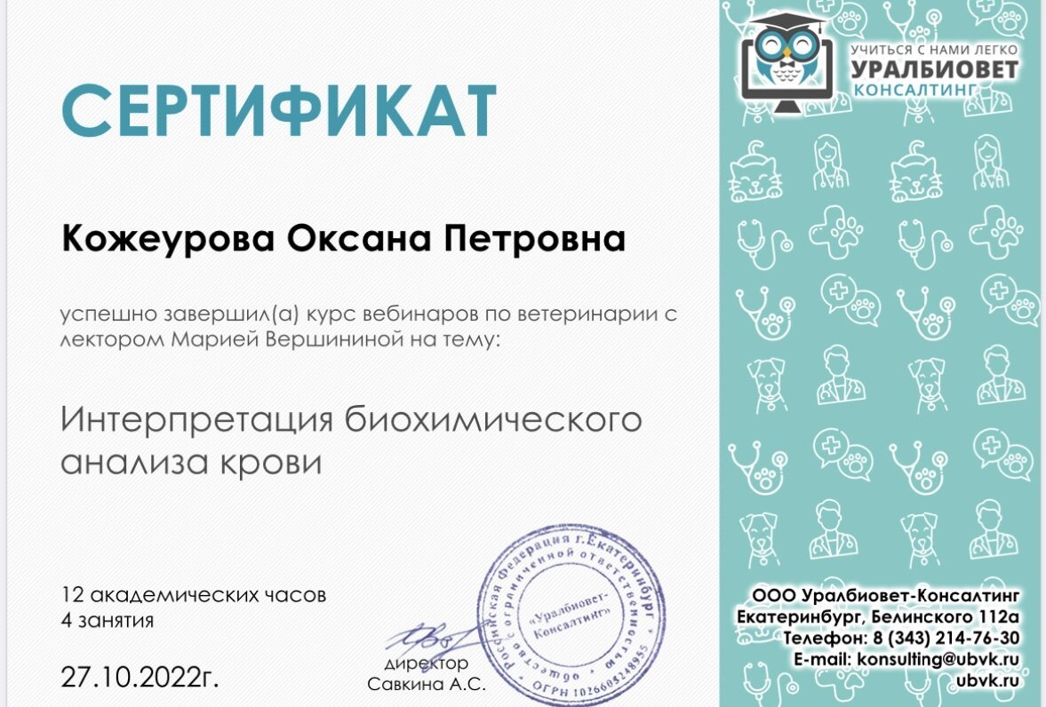 Документ или сертификат