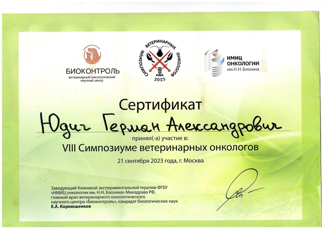 Документ или сертификат