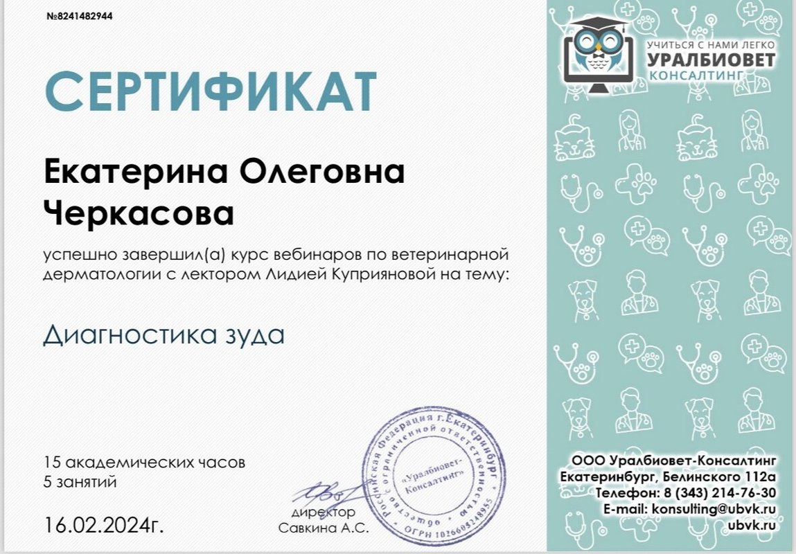 Документ или сертификат