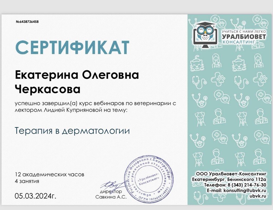 Документ или сертификат