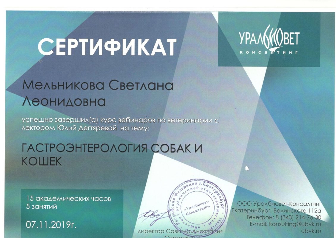 Документ или сертификат
