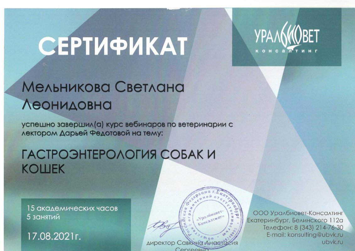 Документ или сертификат