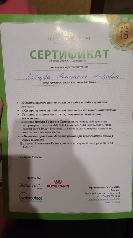 Документ или сертификат