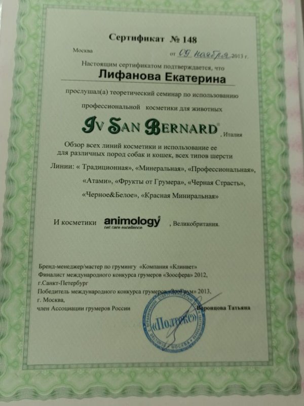 Документ или сертификат