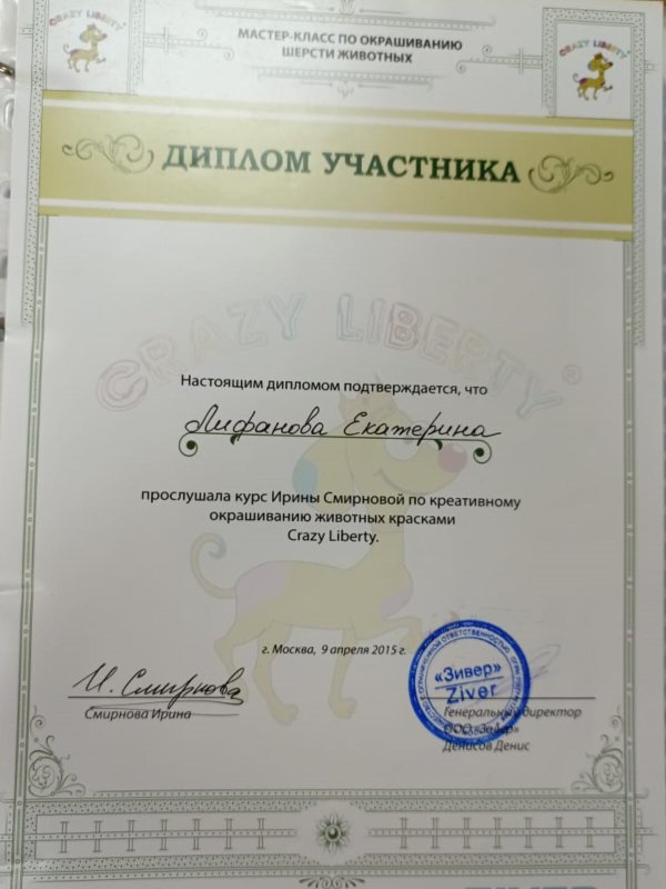 Документ или сертификат