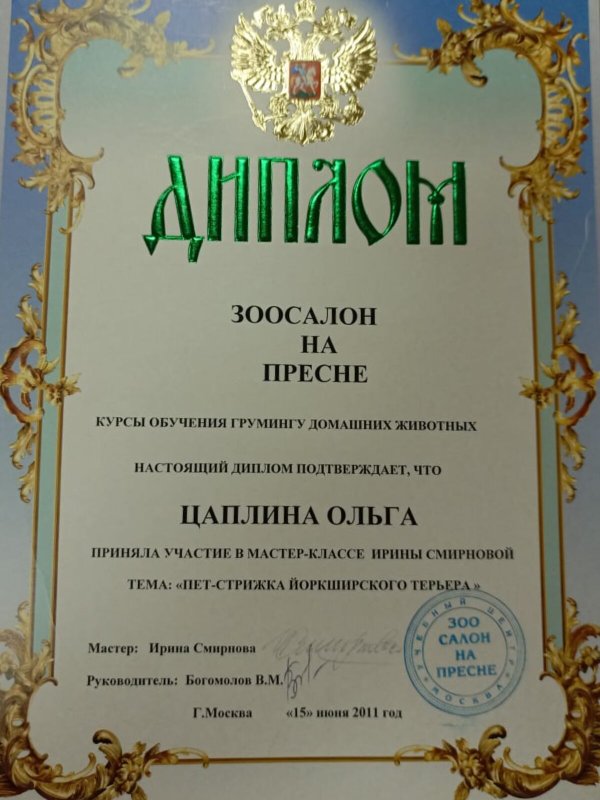 Документ или сертификат