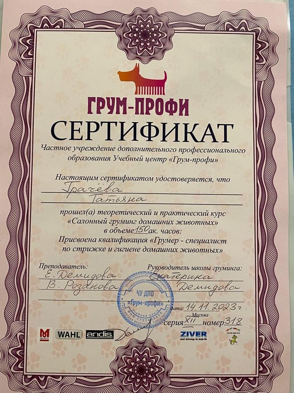Документ или сертификат