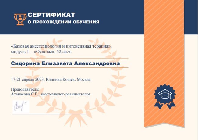 Документ или сертификат