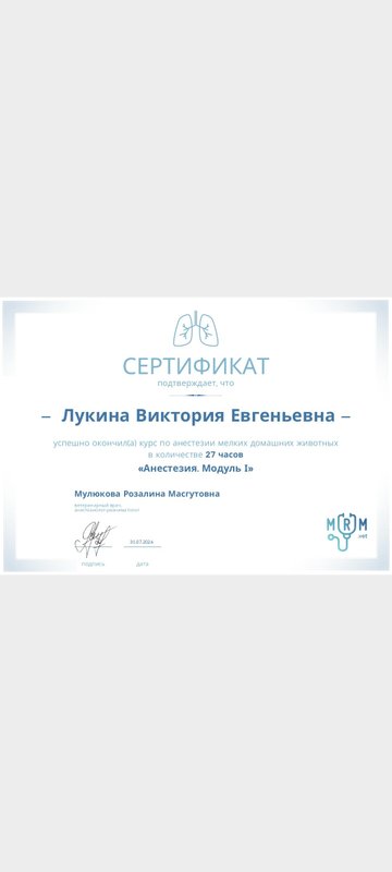 Документ или сертификат
