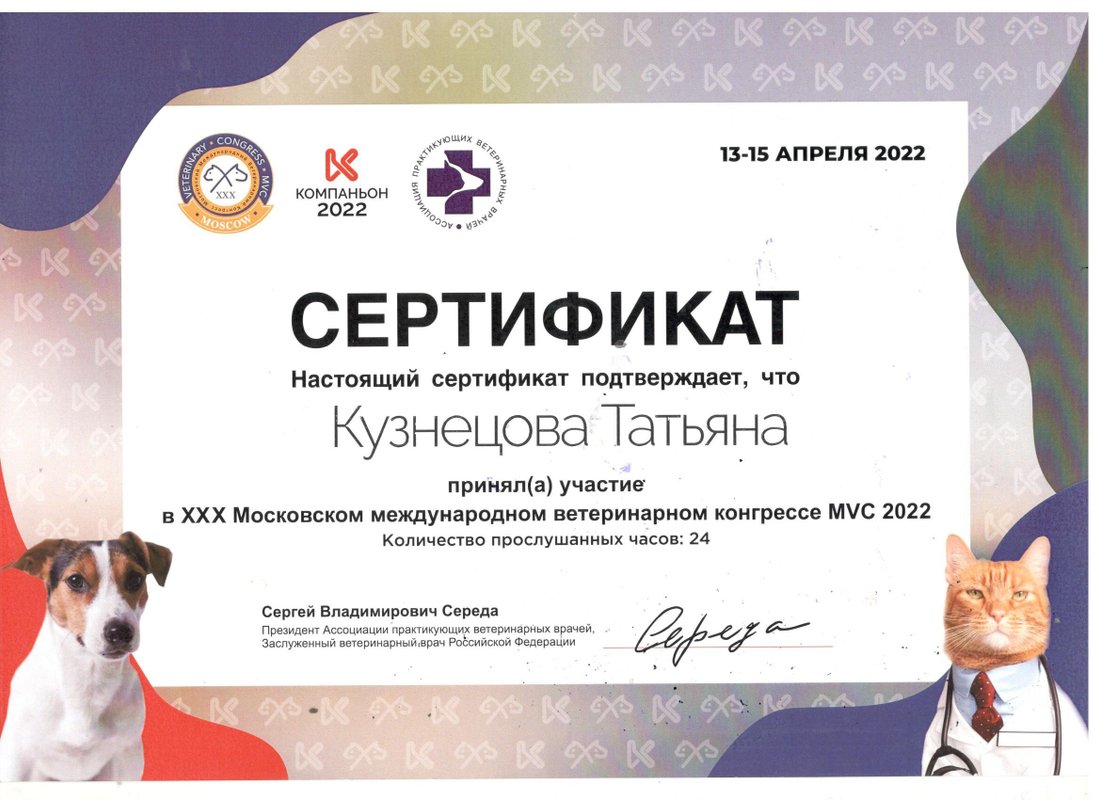 Документ или сертификат