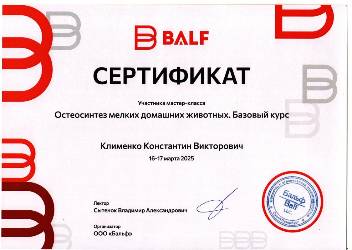 Документ или сертификат