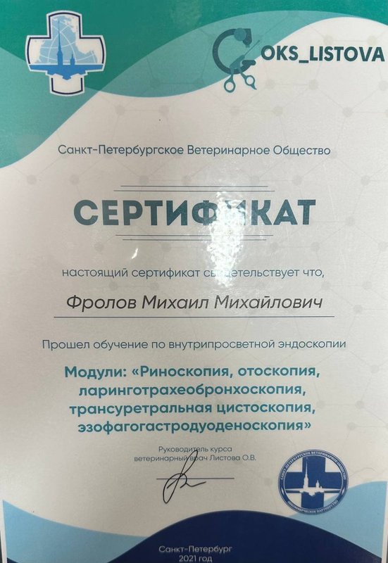 Документ или сертификат
