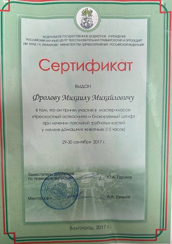Документ или сертификат