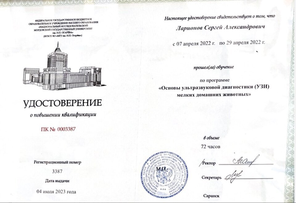 Документ или сертификат