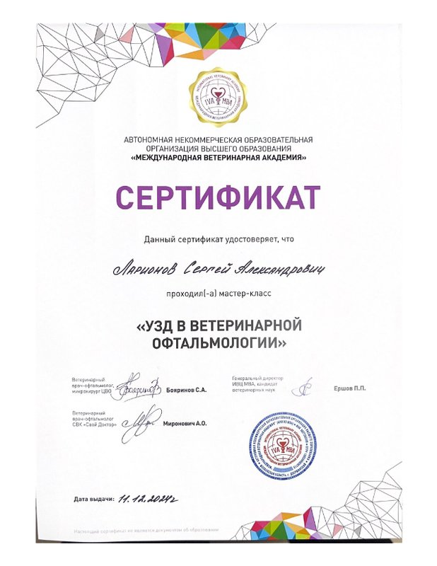 Документ или сертификат