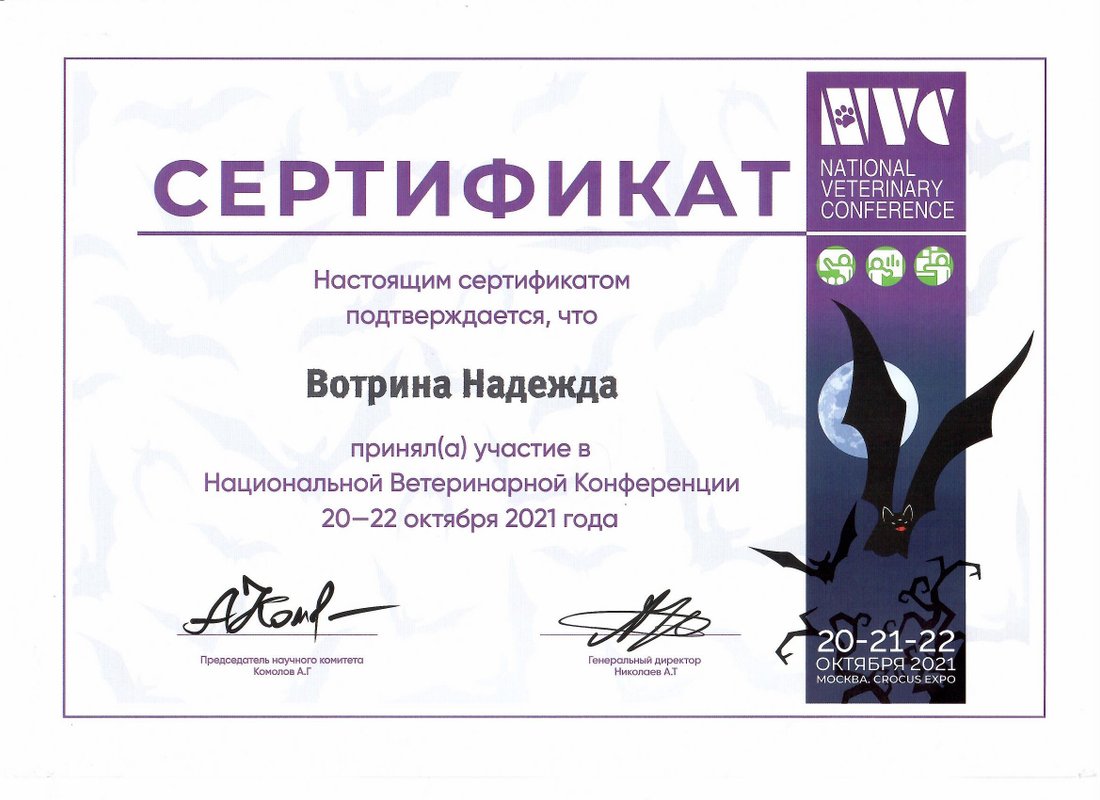 Документ или сертификат