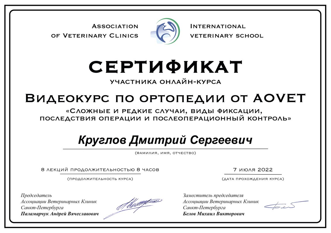 Документ или сертификат