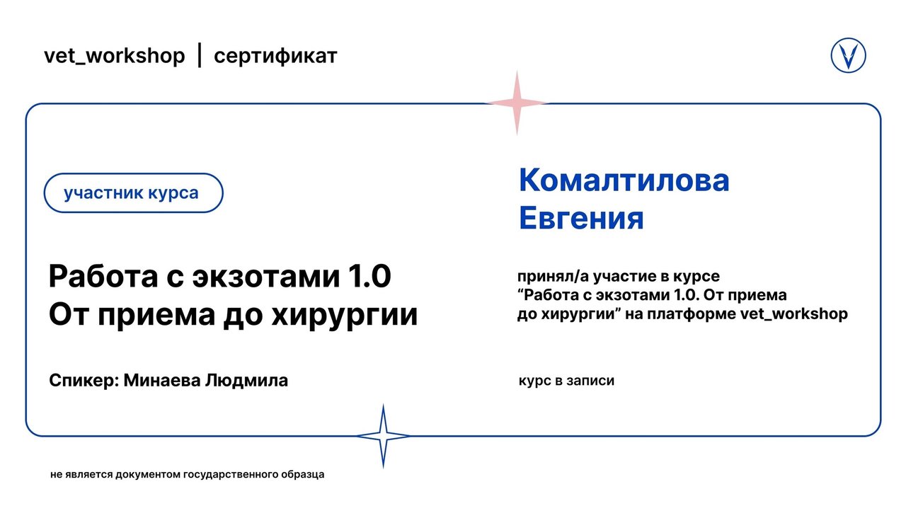 Документ или сертификат