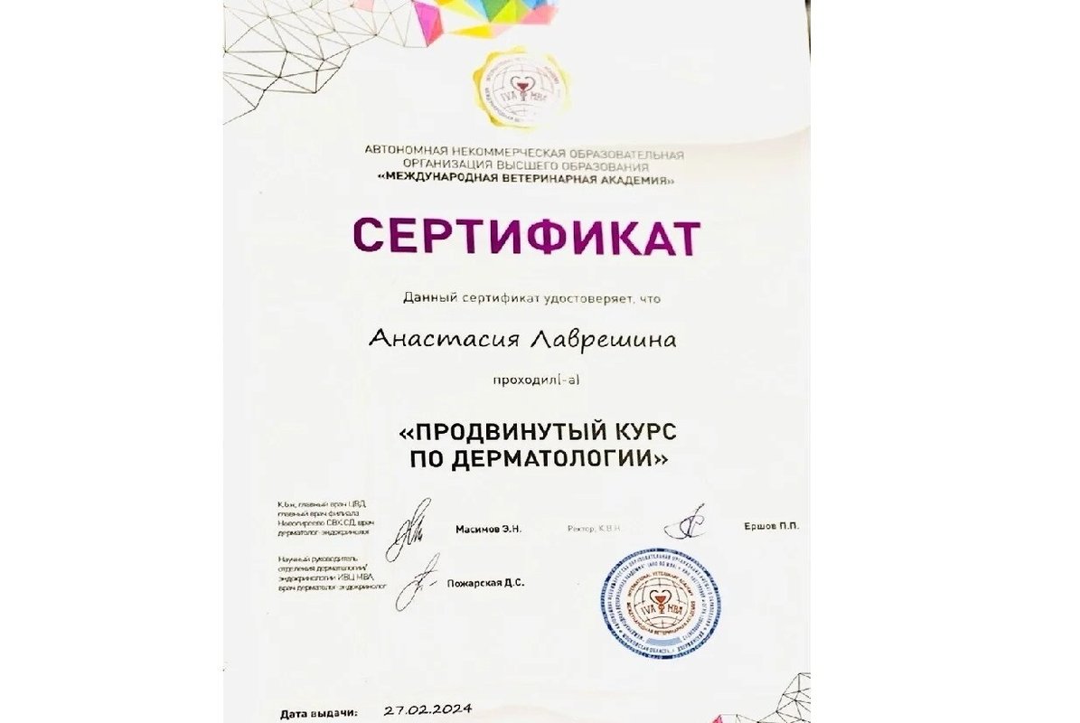 Документ или сертификат