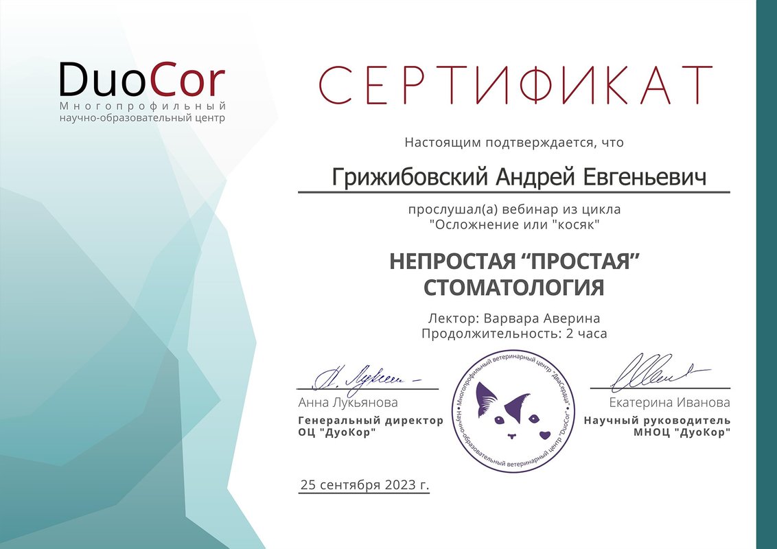 Документ или сертификат