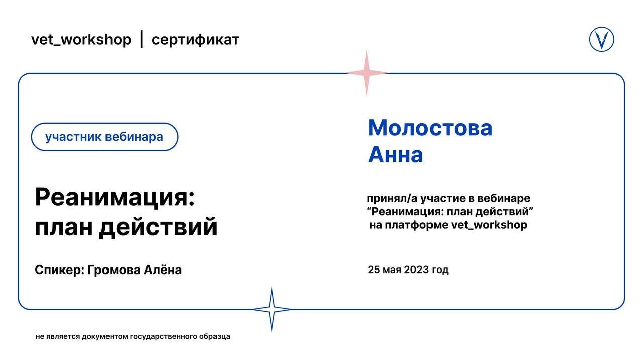 Документ или сертификат