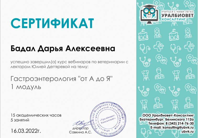 Документ или сертификат