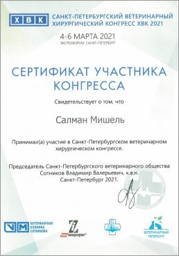 Документ или сертификат
