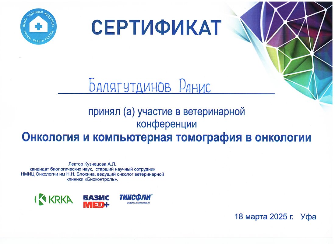 Документ или сертификат