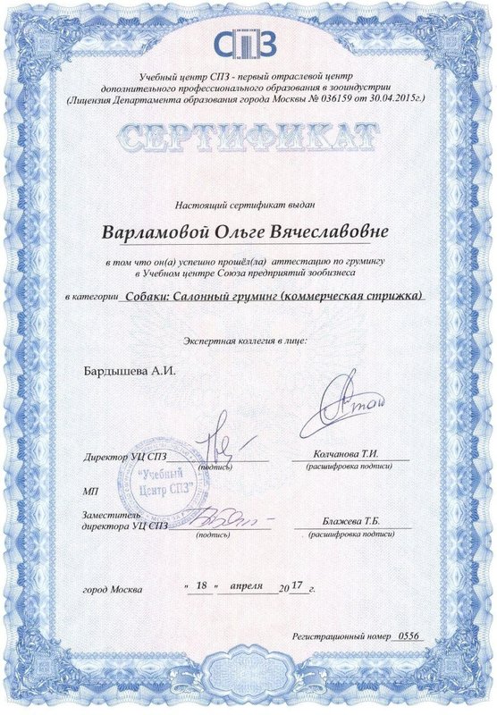 Документ или сертификат