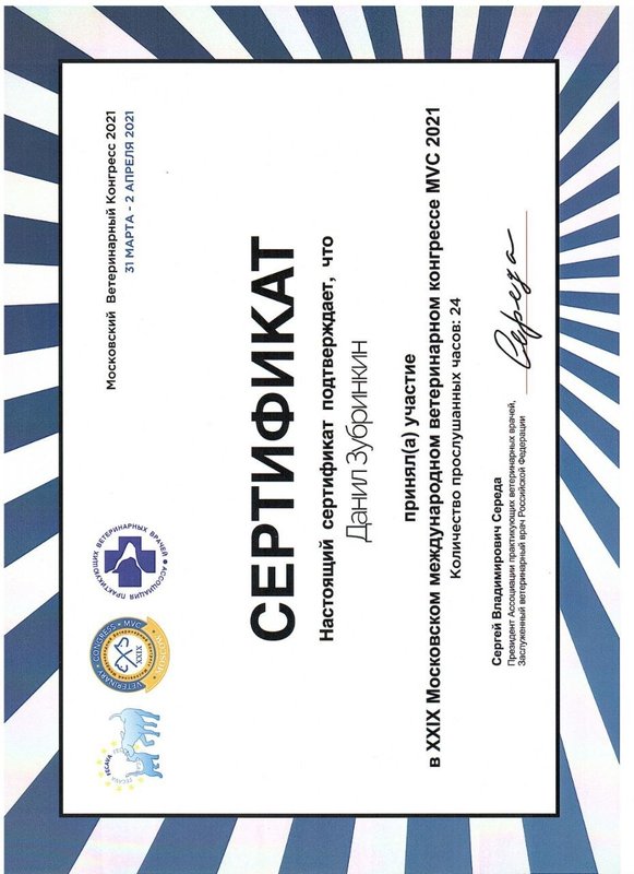 Документ или сертификат