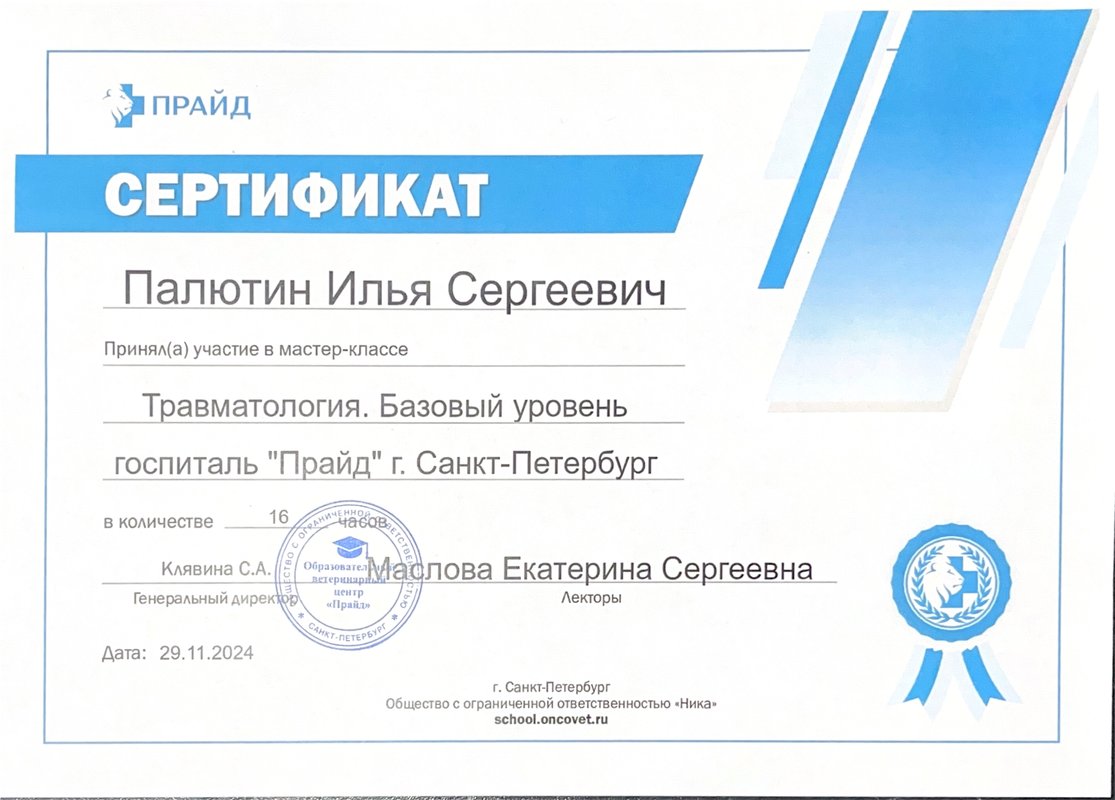 Документ или сертификат